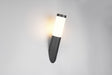 Aplique de exterior Trio Trioto LED negro mate 3000K IP44 39cm 209760132