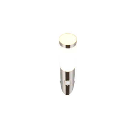 Aplique de exterior Trio Trioto LED níquel mate 3000K IP44 39cm 209769107