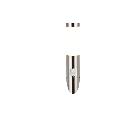 Aplique de exterior Trio Trioto LED níquel mate 3000K IP44 39cm 209769107