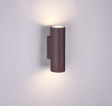 Aplique de pared Trio Marley 2 luces óxido arriba y abajo 2