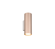 Aplique de pared Trio Marley 2 luces marrón café arriba y abajo 212400265
