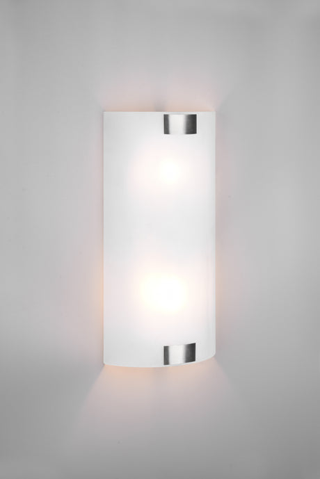 Aplique de pared Trio Pura LED níquel mate 2700K 40cm 212700207