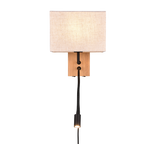 Aplique de pared Trio Nilam madera natural 212870236 - vista 2