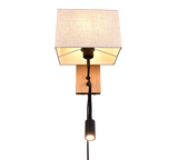 Aplique de pared Trio Nilam madera natural 212870236 - vista 3