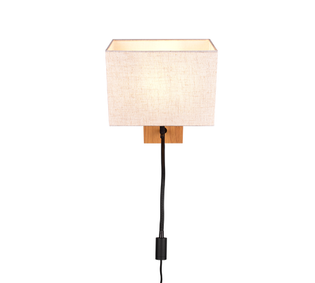 Aplique de pared Trio Nilam madera natural 212870236 - vista 4