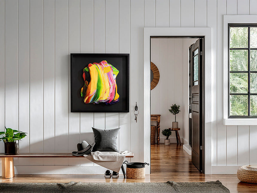 Pintura Schuller Cromatismo negro 84x84cm 214094 - imagen 3