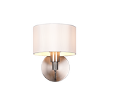 Aplique de pared Trio Cassio LED níquel mate 3000K 214470107