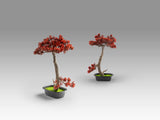 Bonsái artificial Schuller Bunjin-Hi cerámica, set de 2 214643X2