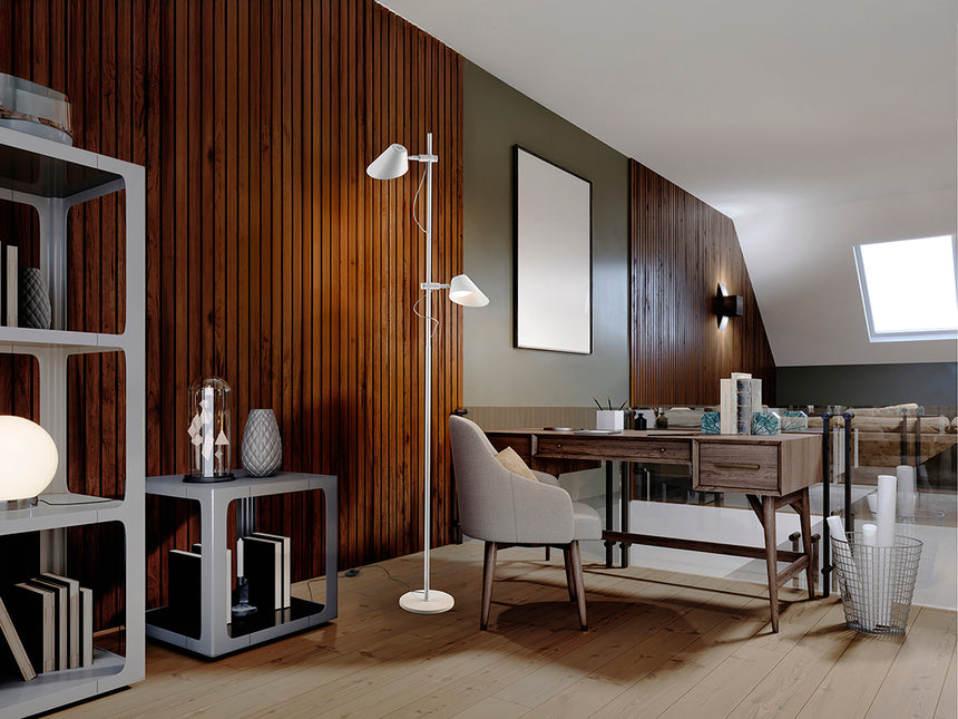 Schuller Esino Pie Salon 2 luces blanco 215572