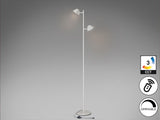 Lámpara de pie de salón Schuller Taros LED 2 luces blanco CCT orientable con mando 160cm vista 4