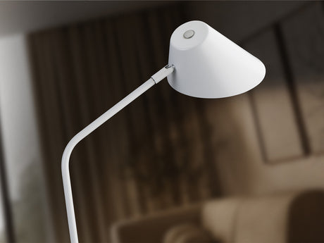Lámpara de pie de salón Schuller Esino LED 1 luz blanco CCT orientable con mando 158cm vista 2