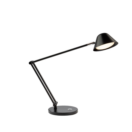 Lámpara de sobremesa Schuller Taros LED 1 luz negro CCT 46cm ambiente