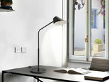 Lámpara de sobremesa Schuller Esino grande LED 1 luz negro CCT orientable con mando 77cm 215930