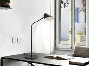 Lámpara de sobremesa Schuller Esino grande LED 1 luz negro CCT orientable con mando 77cm 215930