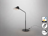 Lámpara de sobremesa Schuller Esino grande LED 1 luz negro CCT orientable con mando 77cm vista 4
