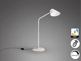 Lámpara de sobremesa Schuller Esino grande LED 1 luz blanco CCT orientable con mando vista 3
