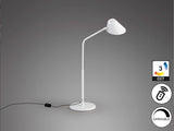 Lámpara de sobremesa Schuller Esino grande LED 1 luz blanco CCT orientable con mando vista 4