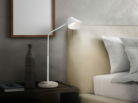 Lámpara de sobremesa Schuller Esino grande LED 1 luz blanco CCT orientable con mando 215992