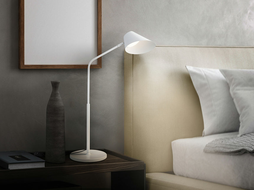 Lámpara de sobremesa Schuller Esino grande LED 1 luz blanco CCT orientable con mando 215992