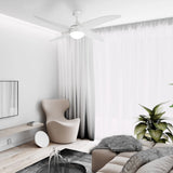 Sulion Ventilador de techo ANKE blanco con luz 2171449