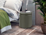 Mesa auxiliar Schuller Nola verde 43cm 217255