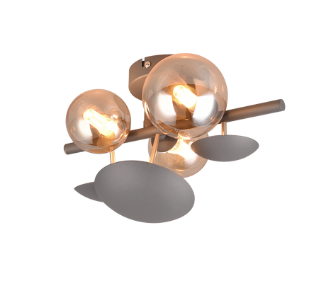 Aplique de pared Trio Bubble LED antracita 3000K 217400342