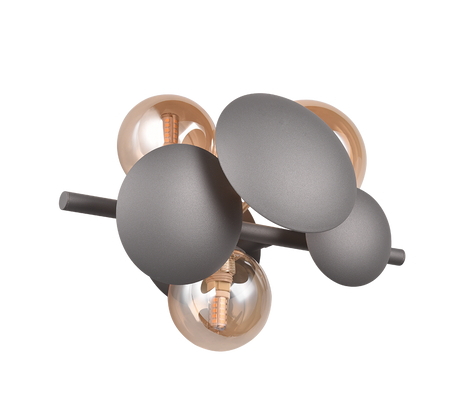 Aplique de pared Trio Bubble LED antracita 3000K 217400342