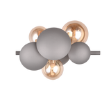 Aplique de pared Trio Bubble LED antracita 3000K 217400342