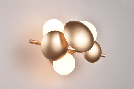 Aplique de pared Trio Bubble LED gold-colored 3000K 217400379