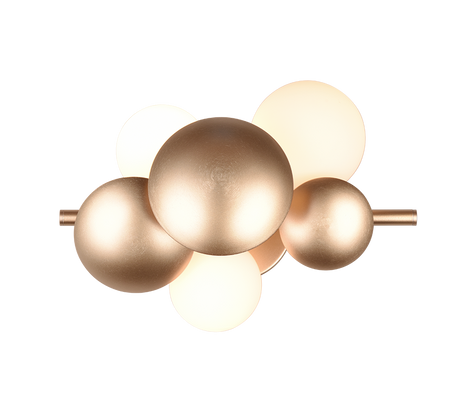 Aplique de pared Trio Bubble LED gold-colored 3000K 217400379