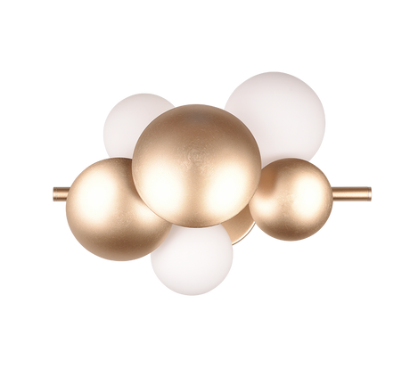 Aplique de pared Trio Bubble LED gold-colored 3000K 217400379