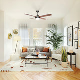 Sulion BALOO brown ceiling fan with light 2179810