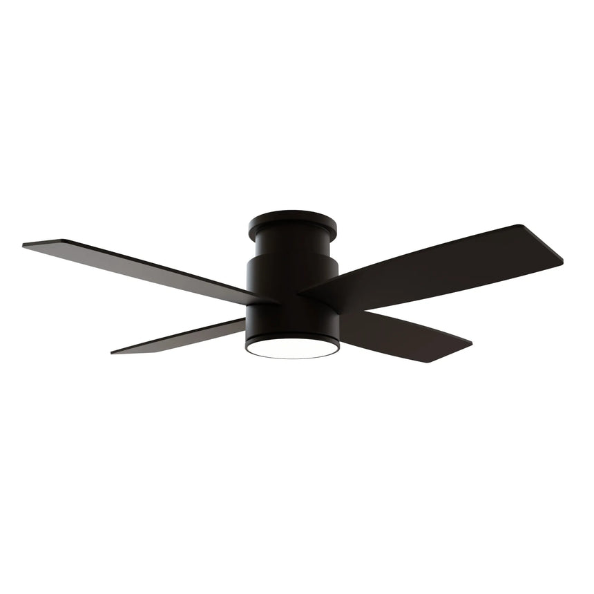 Sulion Ventilador de techo TARO negro palas reversibles con luz 2181653