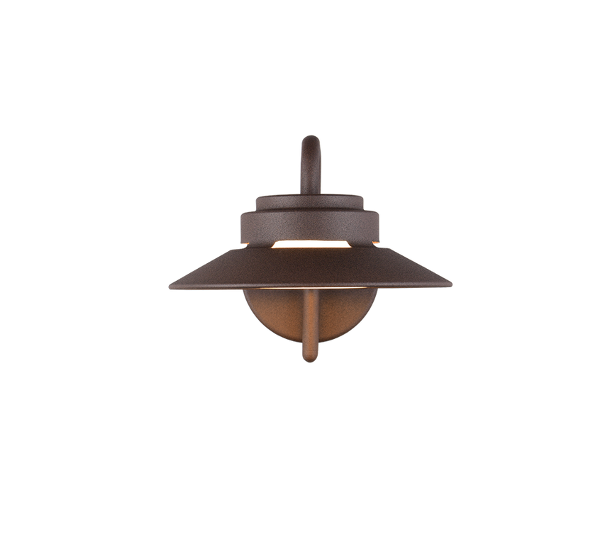 Aplique de exterior Trio Atrato LED rusty 4000K IP44 218260124