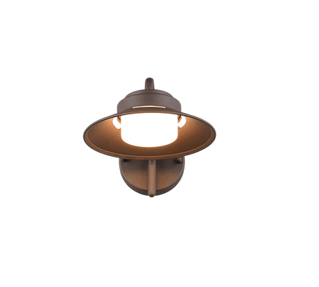Aplique de exterior Trio Atrato LED rusty 4000K IP44 218260124
