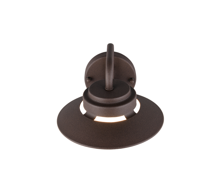 Aplique de exterior Trio Atrato LED rusty 4000K IP44 218260124
