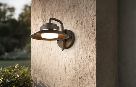 Aplique de exterior Trio Atrato LED rusty 4000K IP44 218260124