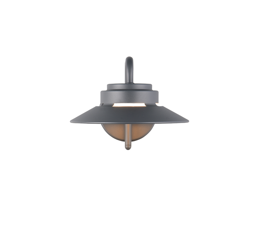 Aplique de exterior Trio Atrato LED antracita 4000K IP44 218260142