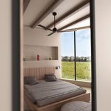 Sulion Ventilador de techo ANNE cuero envejecido 2183046