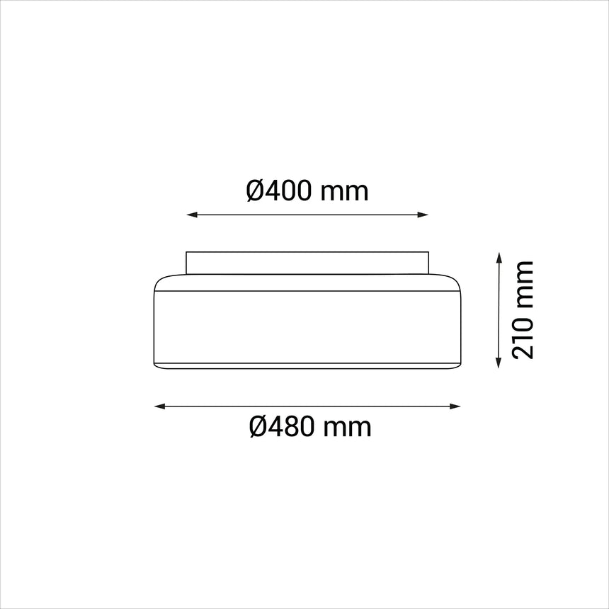 Sulion Ventilador de techo ALAN blanco con luz 2183169