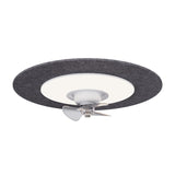 Sulion Ventilador de techo acústico SERENA gris con luz 2185552