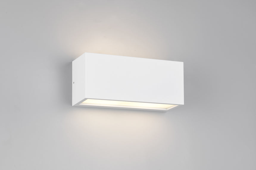Aplique de exterior Trio Mayenne LED blanco mate 2700K IP44 218560231