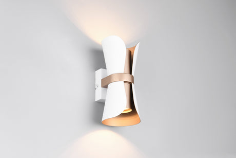 Aplique de pared Trio Coat estera blanca 218600231