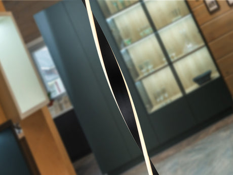 Lámpara de pie Schuller Twist LED negro 3000K 150cm vista 2