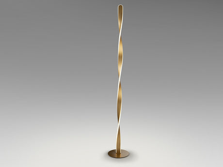 Lámpara de pie Schuller Twist LED oro 3000K 150cm vista 4