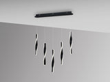 Schuller Twist Lámpara 5 luces negro 219532