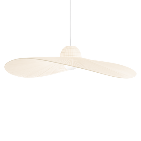 Lámpara colgante Ideal Lux Madame avorio tela 60W Ø110cm 219875