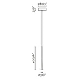 Lámpara de techo colgante Faro Diana LED blanco mate 2700K 22007 - vista alternativa