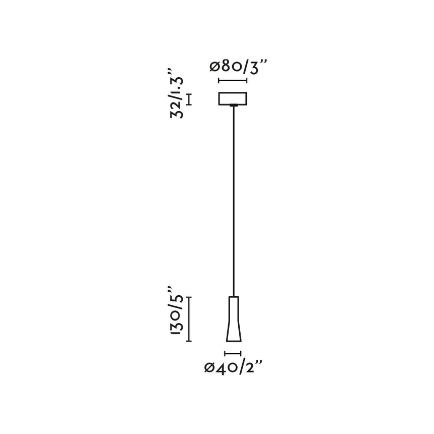 Lámpara de techo colgante Faro Nina LED negro mate 2700K 22023