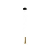 Lámpara de techo colgante Faro Nina LED oro satinado 2700K 22025